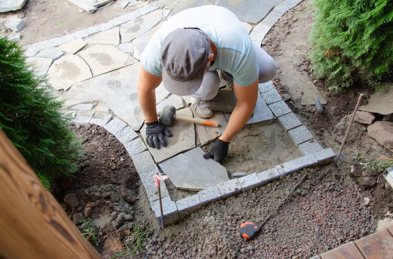Stone Edging Installation in Boston, MA